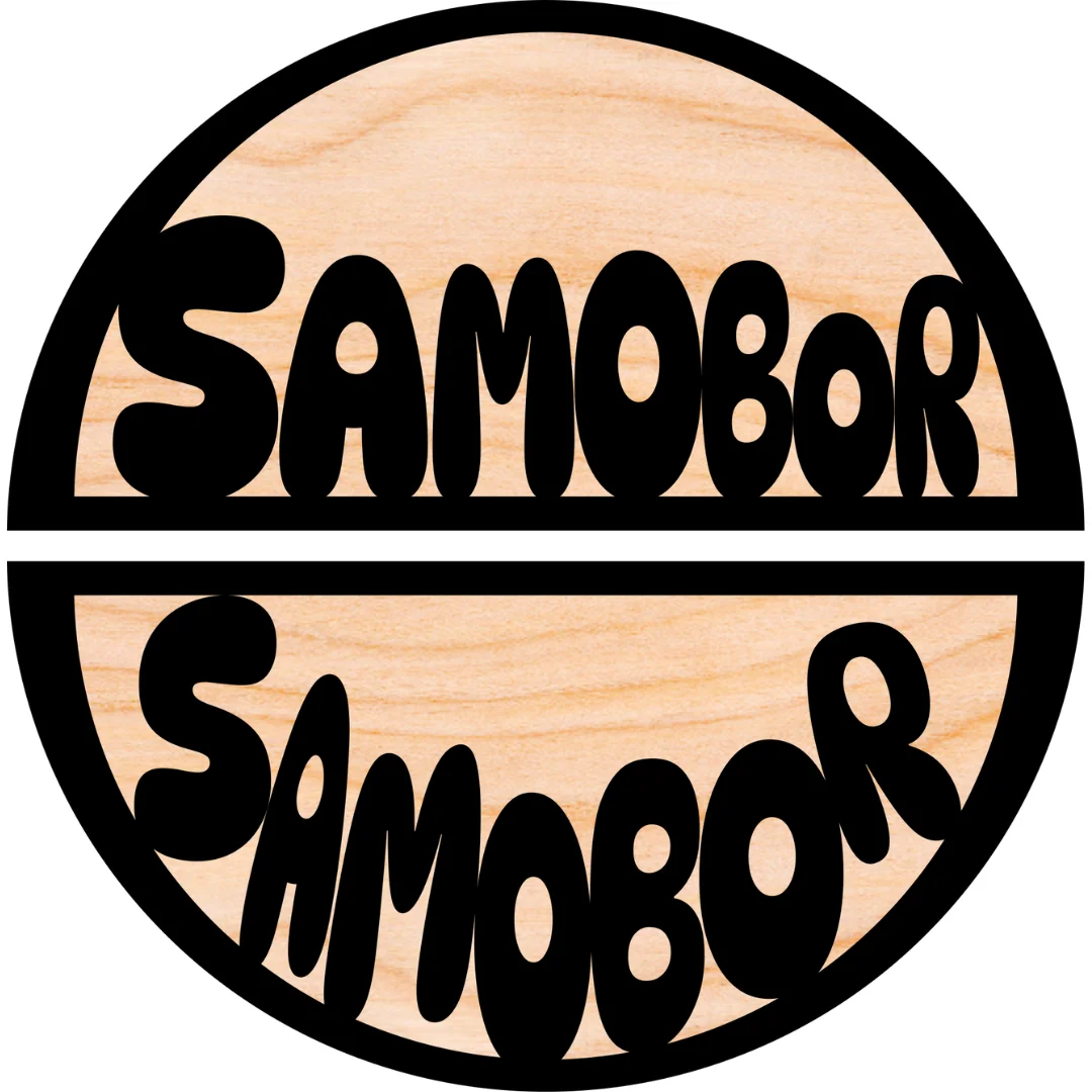 Drveni magnet Samobor